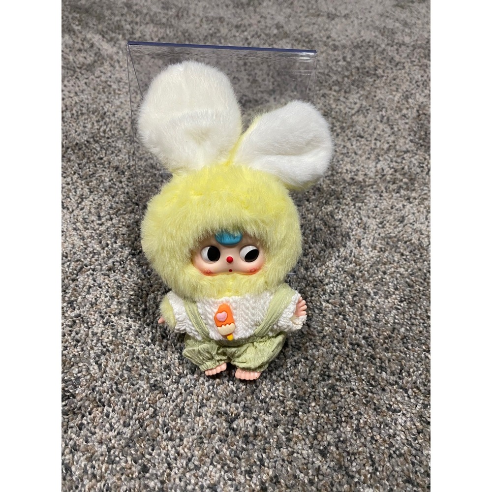 Baby Three Yellow Bunny Plush Doll Keychain Yiwu First Rigorous Art‎ Toy